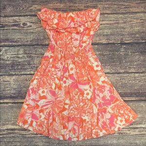 EUC Sz S Lilly Pulitzer Quincy Dress Tango Orange